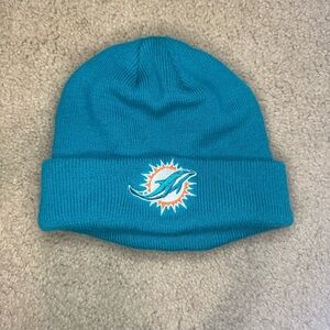 Teal Beanie with Dolphin Logo
